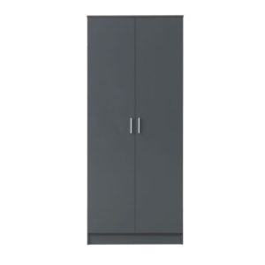 Rio Costa 2 Door Wardrobe – Dark Grey