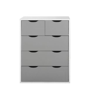 Alton 3+2 Drawer Chest – Dark Grey