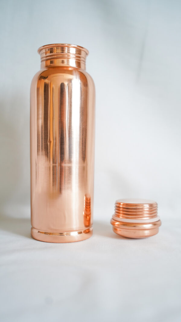 Copper Plain Wellness Water Bottle - Image 2