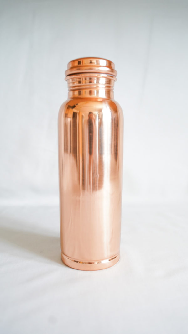 Copper Plain Wellness Water Bottle